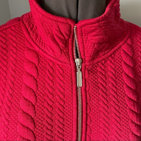 Coldwater Creek Red Soft Quilted Vest - Picture 3 of 9
